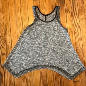 Black and gray tank